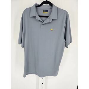 Jack Nicklaus Mens Sz XL Short Sleeve Polo Shirt Golf Gray Athletic